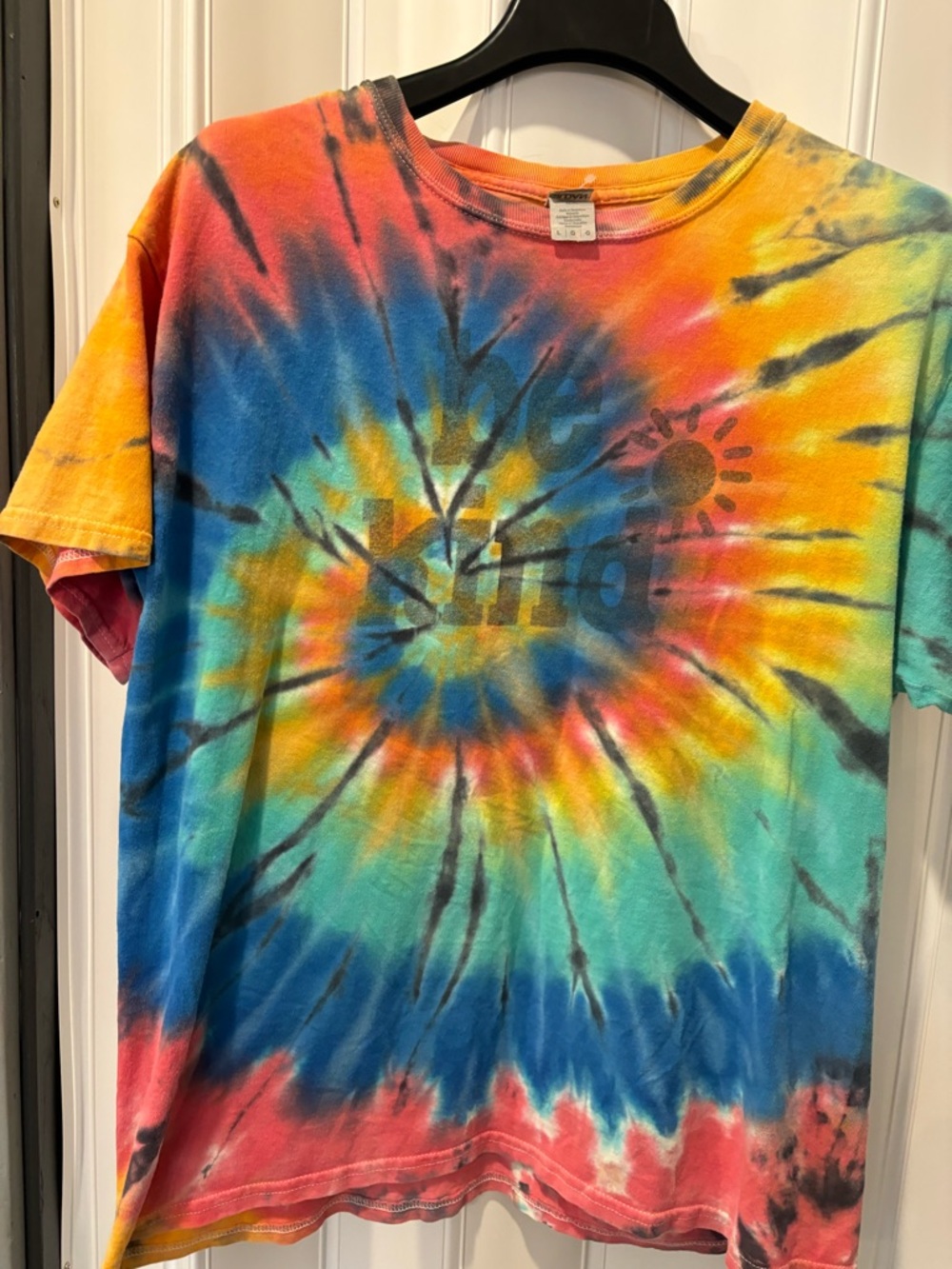 Be Kind Tie Dye T Shirt Size Large